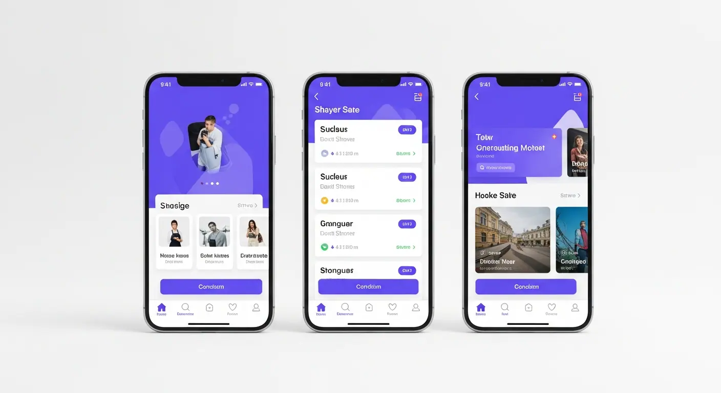 Application mobile créée avec la plateforme no-code