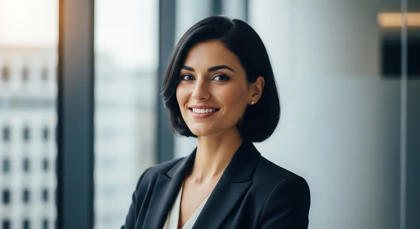 Portrait de Marie Dubois, fondatrice d'une startup