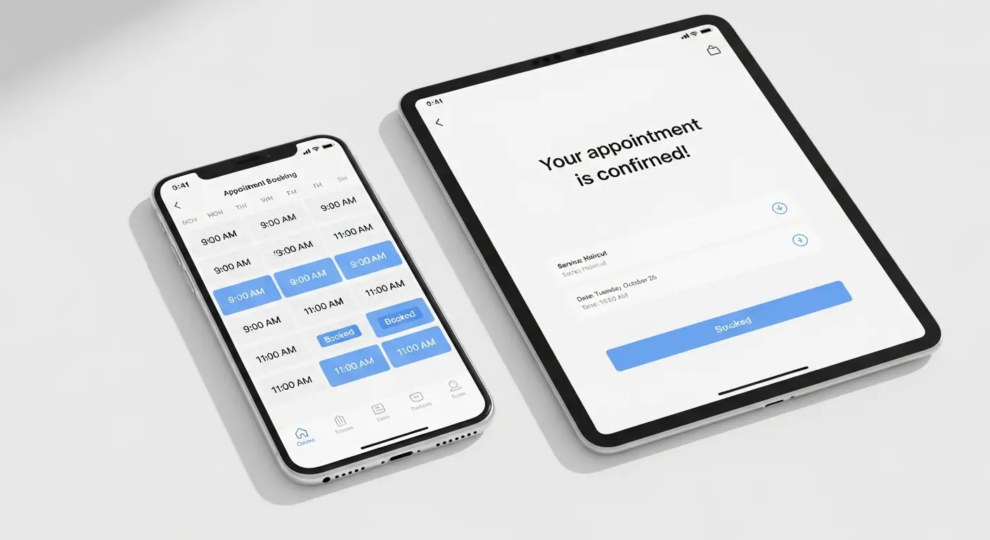 Template système de réservation en ligne