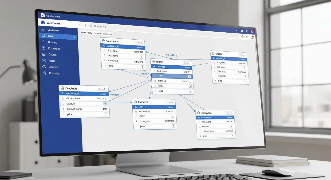 Configurer une base de données visuelle